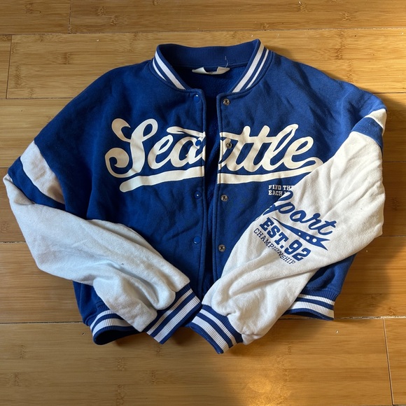 H&M Seattle Varsity Jacket - Picture 2 of 2